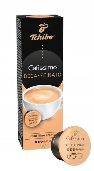 Кофе в капсулах Tchibo Cafissimo Decaffeinato 10 шт. 5275 фото