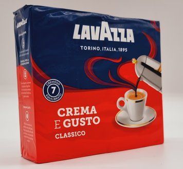 Кава мелена "Lavazza Crema e Gusto" 500г(2х250г) Італія 30/70 1471670106 фото