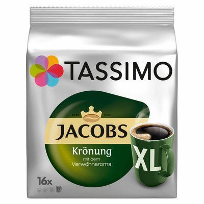 Кава у капсулах TASSIMO Jacobs Kronung XL 16 порцій. 5236 фото
