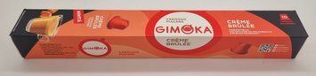 Кава в капсулах Gimoka NESPRESSO Creme Brulee Крембрюле 10 шт в алюмінієвих капсулах 0270 фото
