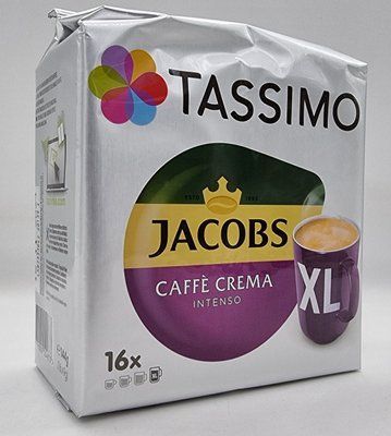 Кава у капсулах TASSIMO Jacobs Caff&eacute; Crema Intenso XL 16 порцій. 0825 фото