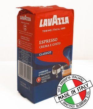 Кава мелена "Lavazza Crema e Gusto Espresso" 250 грам Італія 20/80 1471686921 фото