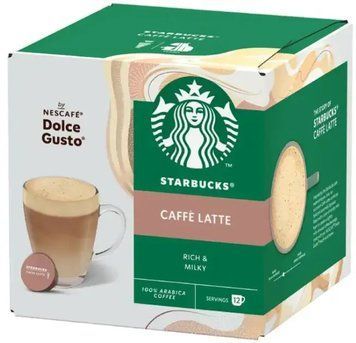 Кава в капсулах Nescafe Dolce Gusto "Starbucks" Caff&egrave; Latte 12 шт. 5149 фото