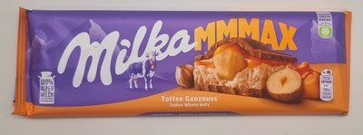 Молочний шоколад Milka Toffee Ganznuss Тоффі та фундук 300г 473 фото