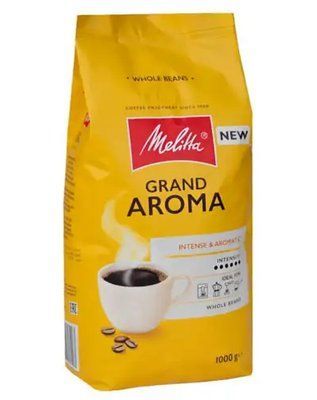Кава в зернах Melitta Grand Aroma 1 кг Німеччина 5347 фото