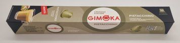 Кава в капсулах Gimoka NESPRESSO Pistacchino Фісташкова капучино 10 шт. в алюмінєвих капсулах 0273 фото