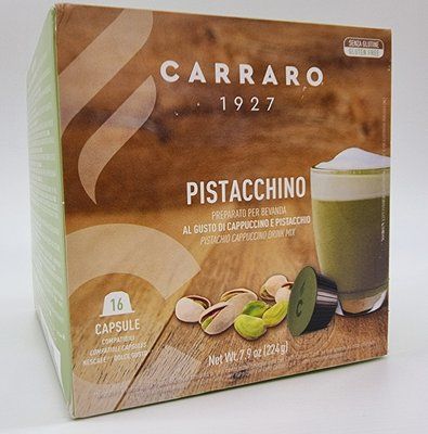 Кофе в капсулах Dolce Gusto "Carraro" PISTACCHINO(Фісташковий капучино) 16 шт. Італія 0322 фото