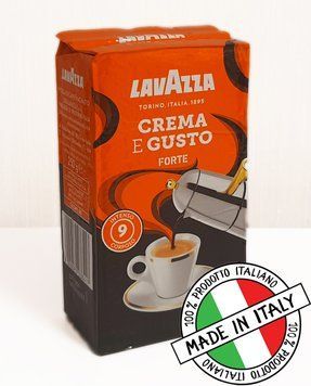 Кава мелена "Lavazza Crema e Gusto Forte" 250 грам Італія 20/80 0620 фото