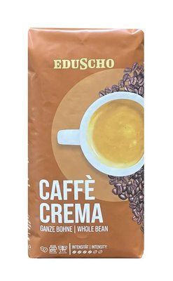 Кава в зернах Eduscho Caff&egrave; Crema 1 кг Німеччина 5349 фото