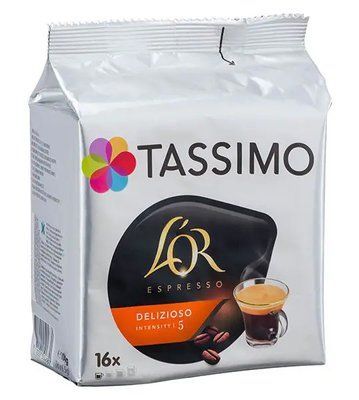 Кава в капсулах Tassimo L'Or Espresso Delizioso Тассімо 16 порцій. 5153 фото