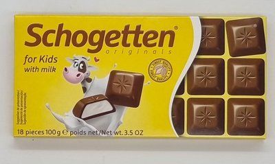 Молочный шоколад Schogetten For Kids с молоком 100 грамм Германия 0728 фото