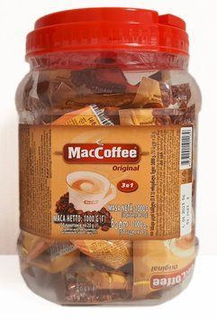 Кофе "MacCoffee" МакКофе 3в1 Original 50 шт/банка 0642 фото