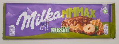 Молочний шоколад Milka Nussini вафля та фундук 270г 1745992132 фото