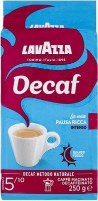 Кава мелена без кофеїну "Lavazza Dek Intenso" 250 грамів Італія 0089 фото