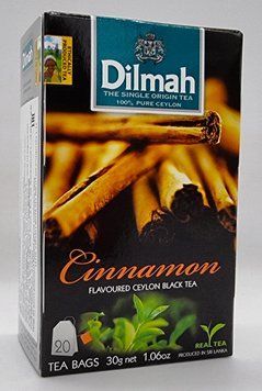 Чай цейлонський "Dilmah" з корицею 20 пак/уп 30 грам 0839 фото