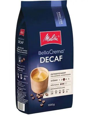 Кава у зернах Melitta Bella Crema Decaf 1 кг 5351 фото