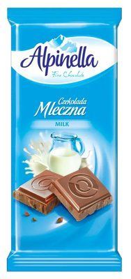 Молочний шоколад Alpinella Milk 100 г 5302 фото