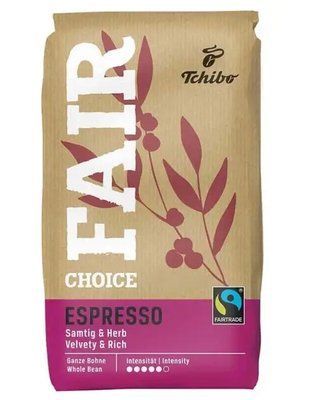 Кава у зернах Tchibo Fair Choice Espresso 1 кг 5353 фото