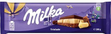 Молочный шоколад Milka Triolade 280 г 0414 фото
