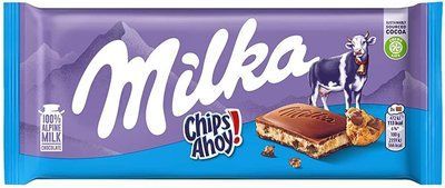 Молочний шоколад Milka Chips Ahoy 100 г 413 фото