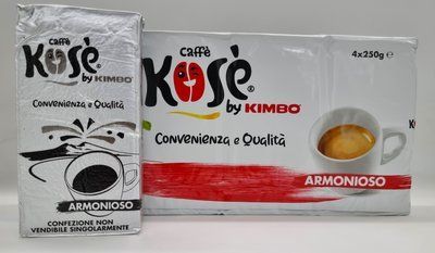 Кофе молотый Kimbo Kose Armonioso 250г Италия 0783 фото