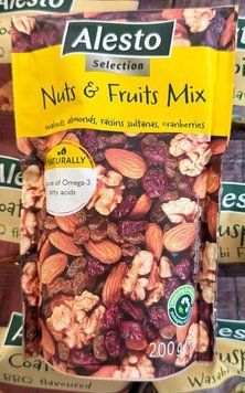Мікс горіхів та фруктів Alesto Nut & Fruit Mix 200 грам 5189 фото