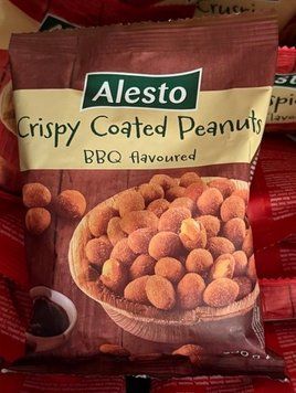 Арахис Alesto Crispy Coated Peanuts BBQ flavoured жареный со вкусом барбекю 200 грамм 5101 фото