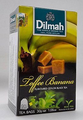 Чай цейлонський "Dilmah" Тоффі та Банан 20 пак/пап 30 грамів 0841 фото