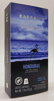Кава в капсулах "Carraro" NESPRESSO Monoarabica HONDURAS 10 шт. Італія 0279 фото