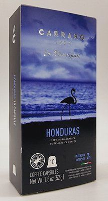 Кава в капсулах "Carraro" NESPRESSO Monoarabica HONDURAS 10 шт. Італія 0279 фото