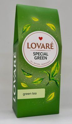 Чай листовий зелений Lovare Special Green 80 грамів 0644 фото