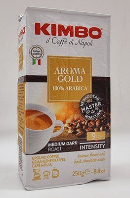 Кава мелена Kimbo Aroma Gold (Кімбо Арома Голд) 100% Арабіка 250г Італія 0130 фото
