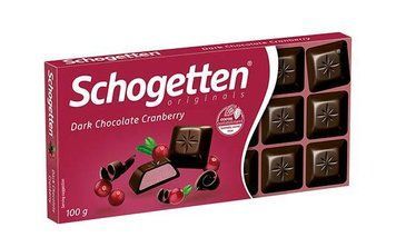 Чорний шоколад із журавлиною Schogetten Dark Chocolate Cranberry 100 грамів Німеччина 0734 фото