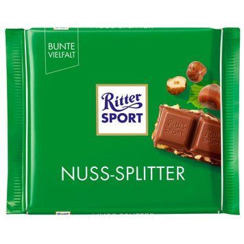 Молочний шоколад Ritter Sport Nuss-Splitter 100 г Німеччина 564 фото