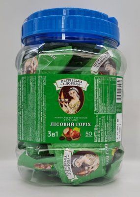 Кофе "Петровская слобода" 3в1 со вкусом "Лесной орех" 50 стиков 645 фото