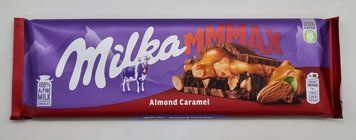 Молочный шоколад Milka Almond Caramel мигдаль и карамель 300г 0413 фото