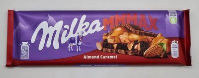 Молочный шоколад Milka Almond Caramel мигдаль и карамель 300г 0413 фото