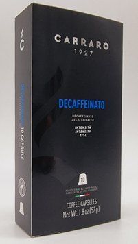 Кава в капсулах "Carraro" NESPRESSO DECAFINATO 10 шт. Італія 278 фото