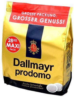 Кофе в чалдах Senseo Dallmayr Prodomo 28 чалда (Philips Senseo 62 мм) 5211 фото