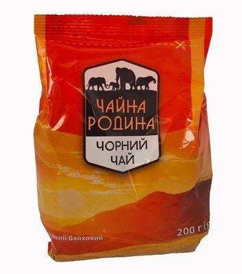 Чай черный байховый Чайна родина, 200 грамм 5144 фото