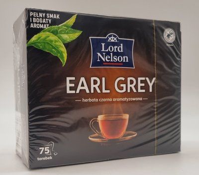 Чай "Lord Nelson" Earl Grey 75 пак. Польша 0216 фото