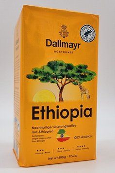 Кофе молотый Dallmayr Ethiopia 500г Германия 100% арабика 0101 фото