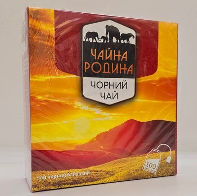 Чай чорний пакетований Чайна родина, 100 шт/уп. 5017 фото
