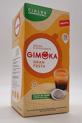 Кофе в чалдах/монодозах Gimoka Gran Festa 18 шт. ESE 44 мм 0245 фото
