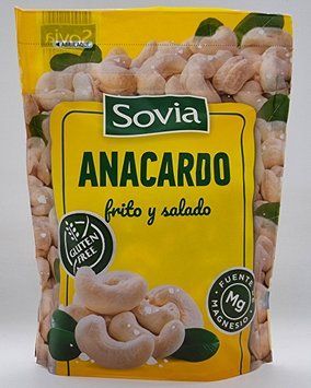 Горіхи Sovia Anacardo Кеш'ю солоні 150г 0752 фото