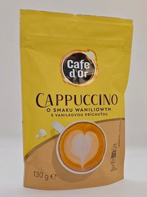 Капучіно зі смаком ванілі Cafe d'or 130г Польща 0977 фото