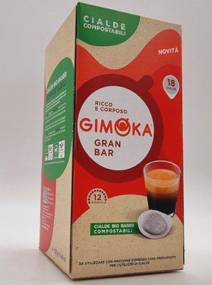 Кофе в чалдах/монодозах Gimoka Gran Bar 18 шт. ESE 44 мм 0246 фото