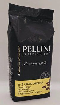 Кофе в зёрнах Pellini Espresso Bar №3 Gran Aroma 1 кг Италия 100% Arabica 0957 фото