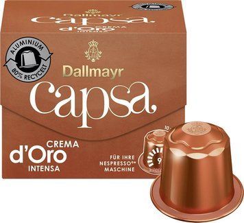 Кава у капсулах Dallmayr NESPRESSO Capsa Crema d'Oro Intensa 10 шт 5314 фото