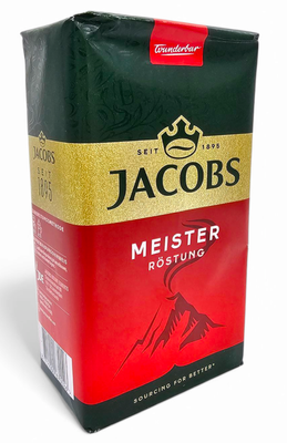 Кава мелена Jacobs Meister R&ouml;stung 500г Німеччина 5166 фото